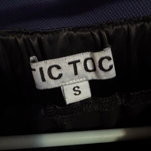 Black Track Pants with Jogger Style